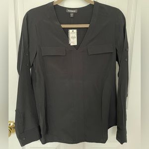 Express black blouse